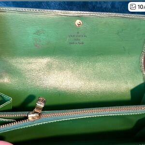 Louis Vuitton Epi Leather Wallet in Green